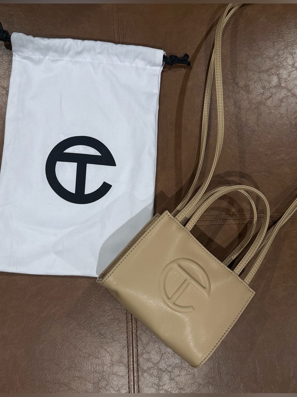 Telfar Small Shopping Bag Cream